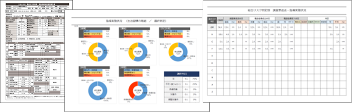 個別報告書、全体集計報告書